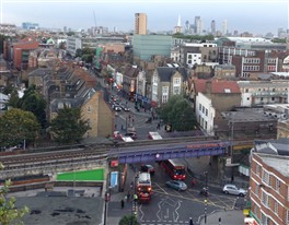 Photo:Hackney Central from St Augustine's Tower
