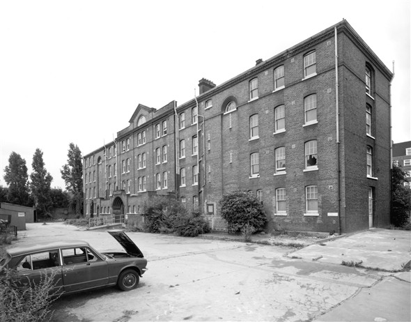 Photo:Old Nurses' Home from north-east, July 1993 (catalogue reference: BB93_26519)